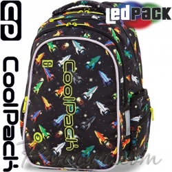 Cool Pack LED Светеща ученическа раница Joy M Rockets A20207 Cool Pack LED Светеща ученическа раница Joy M Rockets A20207